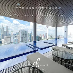  Apartamento The Luxe Klcc View Sky Pool Malasia